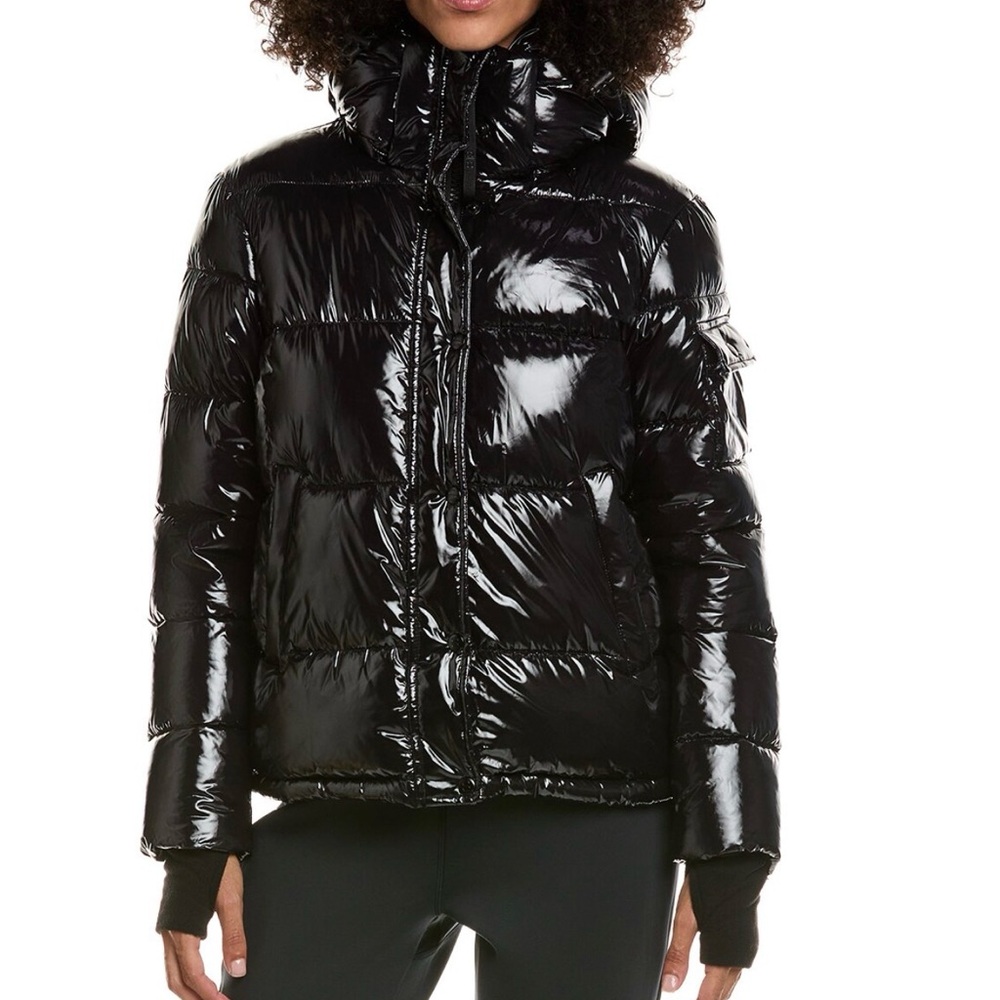 S13 Hooded Puffer Jacket - Black